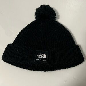 The North Face Kids Black Knit Beanie